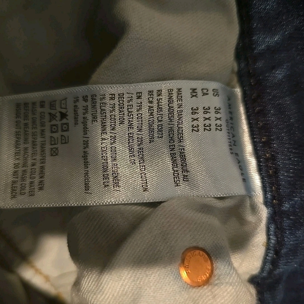 American Eagle Outfitters Original Straight Airflex+ 36x32 - Picture 3 of 3